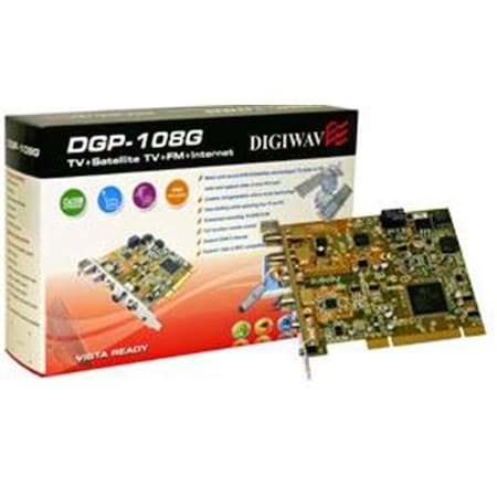 Digiwave Digiwave DGP - 108G - DVB-S PCI Card with TV plus Satellite plus FM plus Internet DGP-108G